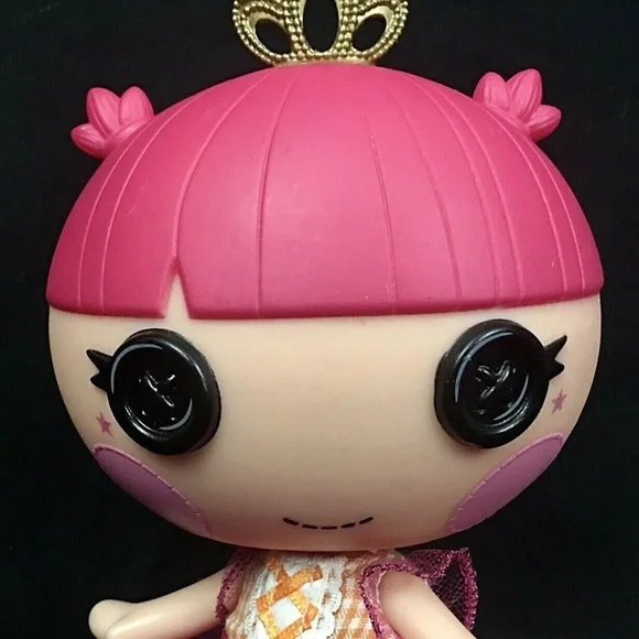 Lalaloopsy Littles Doll Twisty Tumbelina Cute Pink Hair Gold Crown MGA Toy - Picture 2 of 12